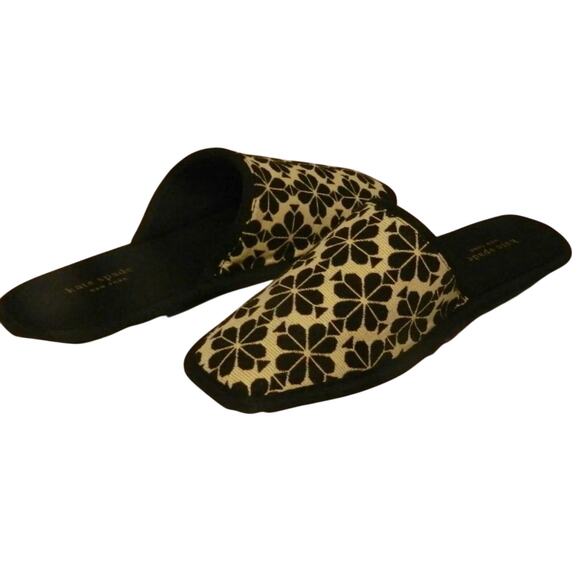 Kate Spade NY Dove Slippers Spade Flower Jacquard Size 7 MSRP $98 New w/ Tag - Picture 9 of 10